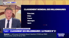 La France est troisième au classement mondial des millionnaires, derrière les États-Unis et la Chine