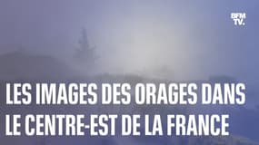  Les images témoins des orages dans le centre-est de la France