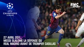 27 avril 2011... Messi slalome la défense du Real Madrid avant de tromper Casillas