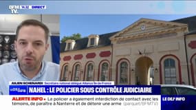 Mort de Nahel: la détention provisoire du policier, auteur du tir, était " totalement injustifiée et injuste", pour Julien Schenardi (syndicat Alliance)
