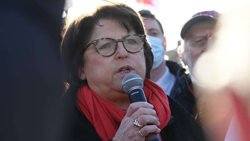 Martine Aubry, maire de Lille, le 5 février 2022 dans sa ville