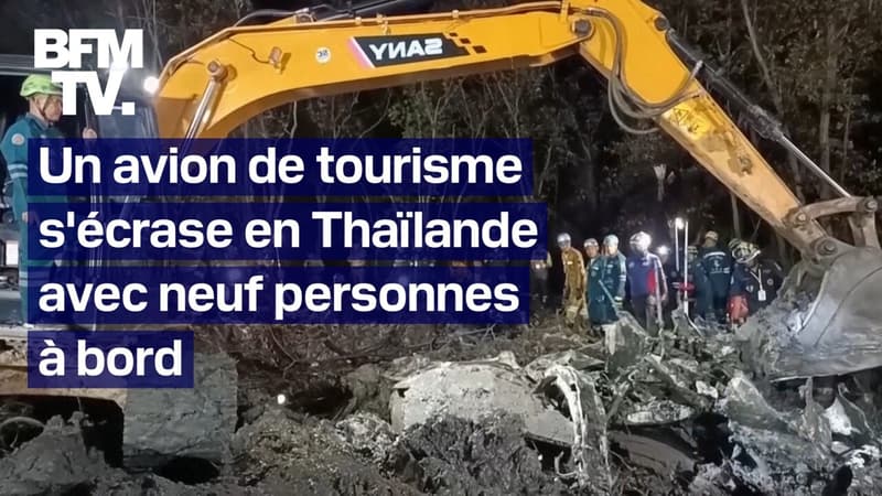 En Thaïlande, un avion de tourisme s'écrase dans la jungle avec neuf personnes à bord