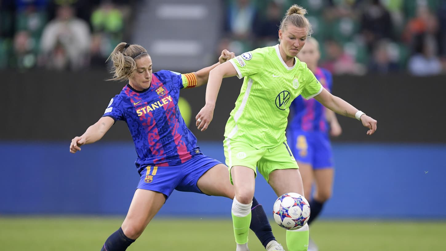 Popp avec Wolfsburg contre le Barça Popp avec Wolfsburg contre le Barça