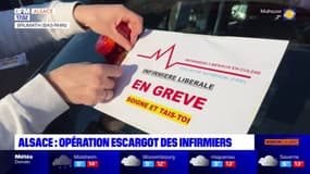 Strasbourg: les infirmiers libéraux mobilisés ce mardi pour une revalorisation de leurs actes techniques