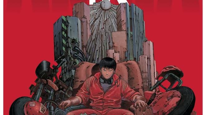 Affiche de la ressortie d'Akira en 4K