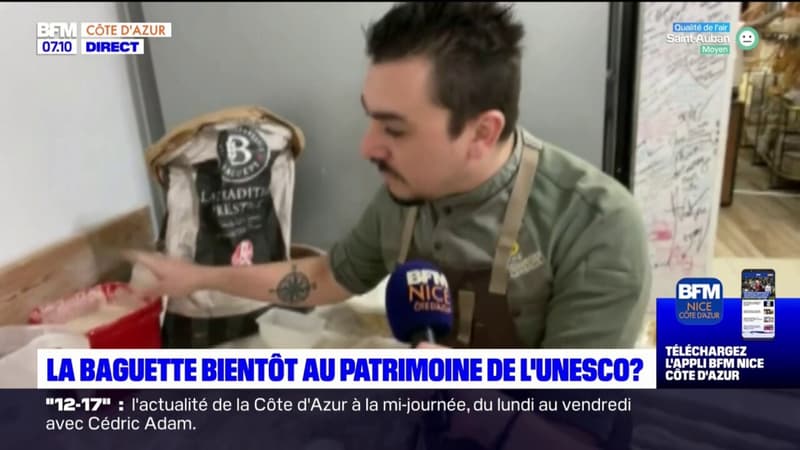 La baguette bientôt au patrimoine de l'Unesco: la satisfaction d'un boulanger niçois