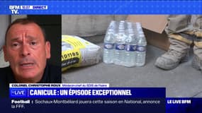 "En cette période de canicule, il est important d'être vigilant sur les populations à risque" indique Christophe Roux, médecin-chef du SDIS de l'Isère