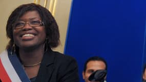 Antoinette Montaigne lors d'une réunion au ministère français de l'Immigration, en 2009.