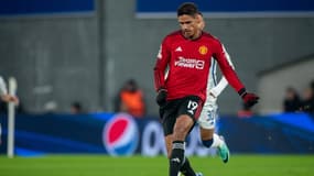 Raphaël Varane lors de Copenhague-Manchester United (4-3, Ligue des champions), le 23 novembre 2023
