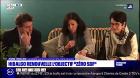 Municipales à Paris: HIdalgo renouvelle son objectif "zéro SDF" dans la capitale