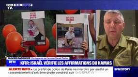 Bébé otage annoncé mort: "Nous prenons le Hamas comme seul et unique responsable du sort de tous les otages dans la bande de Gaza", affirme Olivier Rafowicz (porte-parole de l'armée israélienne)