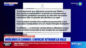 Clients d'un restaurant brûlés à Cannes: la mairie nie avoir alerté sur le sujet