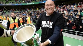 Bernard Laporte lors de la victoire du RCT en finale de la H Cup 2013
