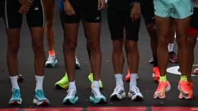 Des coureurs au départ d'un marathon en septembre 2024 à Buenos Aires