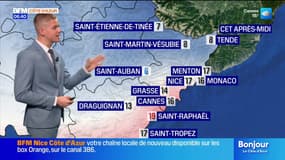 Météo Côte d'Azur: un mardi nuageux et pluvieux, 17°C à Nice