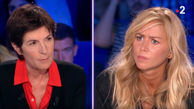 Christine Angot et Enora Malagré