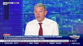 Nicolas Doze : L'activité économique en France s'est maintenue en septembre à 5% en dessous de son niveau d'avant-crise - 08/10