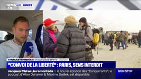 Interdit d'accès à Paris par la préfecture, le "convoi de la liberté" continue son chemin vers la capitale