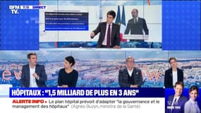 Hôpitaux : "1,5 milliard de plus en 3 ans" - 20/11