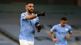 Riyad Mahrez avec Manchester City.