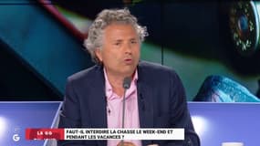 #Chasse - "J'aimerais bien pouvoir interdire la chasse à courre qui est trop cruelle envers les animaux". @GWGoldnadel #GGRMC