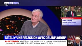 Taxes douanières: pour Jacques Attali, les droits de douane américains vont entraîner "une récession avec de l'inflation"