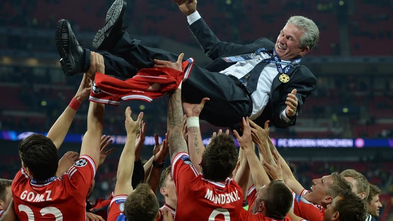 Jupp Heynckes vainqueur de la Ligue des champions en 2013 avec le Bayern