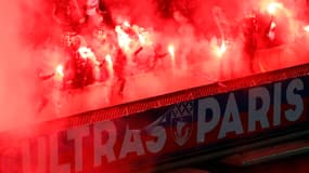 Fumigenes lors de PSG-Real