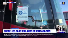 Rhône : les cars scolaires se sont adaptés