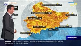 Météo Côte d'Azur: un ciel dégagé et de la douceur ce mardi, 22°C à Nice