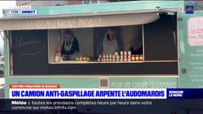 Arques: un camion anti-gaspillage transforme les invendus