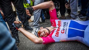 Mathieu Van der Poel, n'en revient toujours pas d'avoir remporté l'Amstel Gold Race, chez lui dimanche au terme d'un final incroyable.