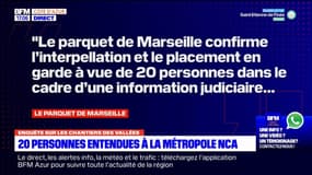 Travaux après la tempête Alex: 20 personnes placées en garde à vue