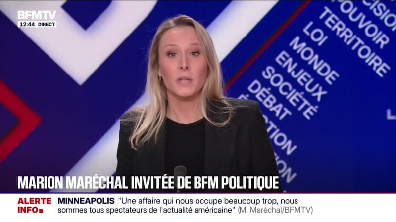 Marion Maréchal: "Je ne comprends pas qu'on puisse avoir des complexes à dire qu'il y a aussi des Français d'origine française"