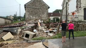 La commune de Sablonnières a été particulièrement touchée par les orages dans la nuit du jeudi 1er au vendredi 2 août.