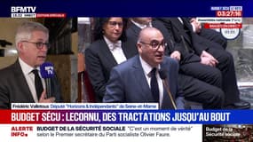 Frédéric Valletoux (Horizons) explique les raisons pour lesquelles il s'abstiendra lors du vote du budget de la Sécurité sociale  