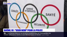 Rhône: "jeudi noir" dans la police pour dénoncer les conditions de mobilisation lors des JO