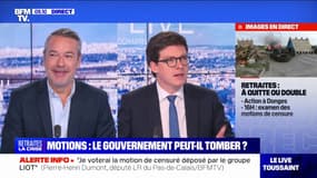 Pierre-Henri Dumont (LR) annonce qu'il votera la motion de censure du groupe Liot pour "donner une porte de sortie au gouvernement"