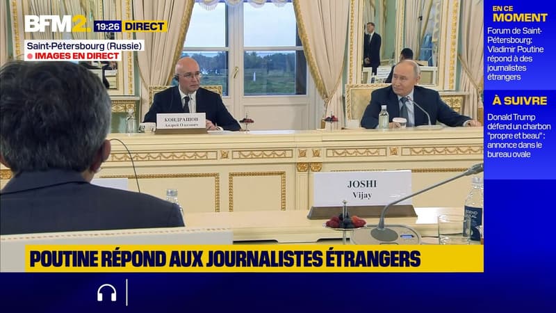 "Vous pouvez venir": Vladimir Poutine appelle les représentants de l'UE à venir le rencontrer