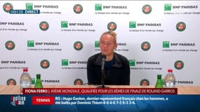 Fiona Ferro, dernière française encore en lice à Roland-Garros