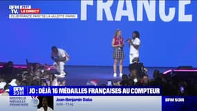 Jeux olympiques: les judokas Sarah-Léonie Cysique et Joan-Benjamin Gaba célèbrent leurs médailles de bronze et d'argent au Club France