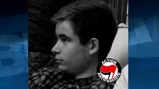 Clément Méric, 19 ans, militant d'extrême gauche, tombé sous les coups mercredi de skinheads d'extrême droite.