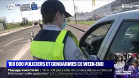 Confinement: près de 160.000 policiers et gendarmes déployés ce week-end pour contrôler les sorties