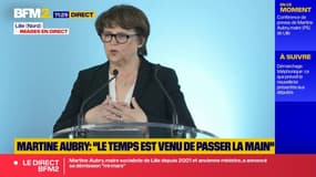 Présidentielle 2027: à gauche, "on est plutôt à se chercher un candidat", souligne Martine Aubry