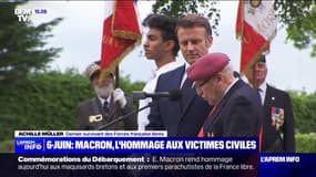 "Ils sont là, les fantômes de ma jeunesse": l'unique survivant des Forces françaises libres, a ému l'assemblée lors de sa prise de parole