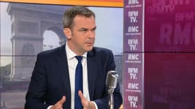 Le ministre de la Santé, Olivier Véran, sur BFMTV-RMC, le 17 juin 2021.