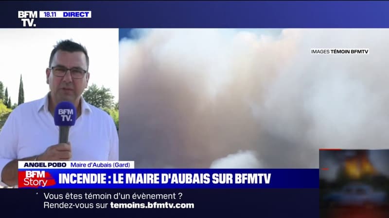 Pompier blessé dans l’incendie d’Aubais : Sa vie n’est pas en danger, affirme le maire de la commune girondine