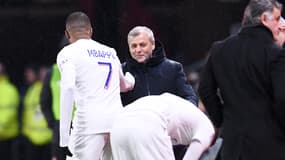 Kylian Mbappé et Bruno Genesio le 15/01/2023