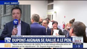 Nicolas Dupont-Aignan se rallie à Le Pen: il "a pris une décision qui est à la fois sage et raisonnable", Bruno Dienot