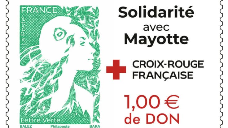 La Poste met en vente un timbre en soutien aux habitant de Mayotte